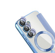 Откидной чехол для Samsung Galaxy S25 FE, RFID Wallet MagSafe CamShield, синий