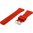 Силиконовый ремешок Twill Texture 22mm, Red