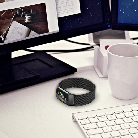 Браслет  MilaneseBand для Fitbit Charge 5 - Black