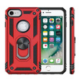 Броньований Чoхол до iPhone 6/6S/7/8/SE 2020/SE 2022, Nox Case Ring, червоний