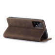 Чехол CASEME для Samsung Galaxy A53 5G, Leather Wallet Case, кофе