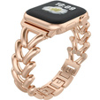 Браслет для Apple Watch 1/2/3/4/5/6/7/8/SE/ULTRA 42/44/45/49MM, розовое золото
