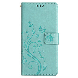 Чохол-книжка для Samsung Galaxy A25 5G, Butterfly, м'ятний + скло 9H