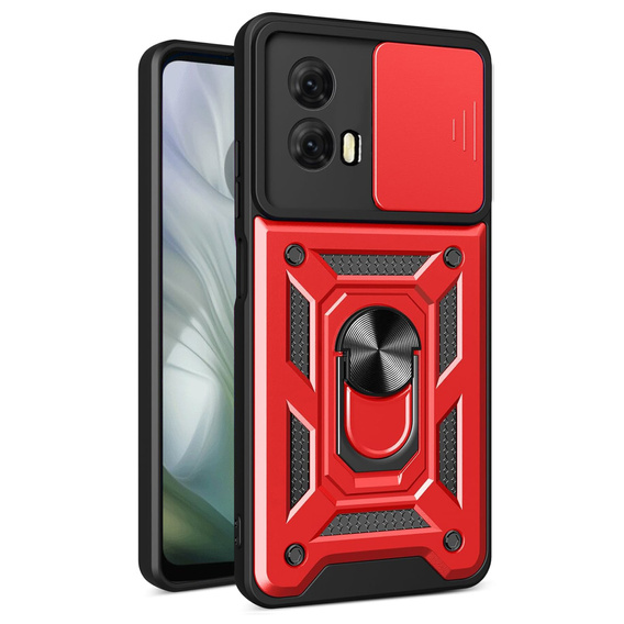 Чехол NOX Camera Slide Motorola Moto E14, CamShield Slide, красный