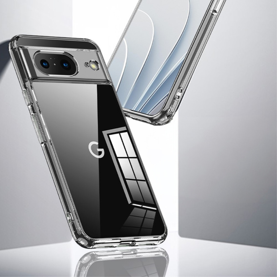 Чехол для Google Pixel 8, Fusion Hybrid, прозрачный