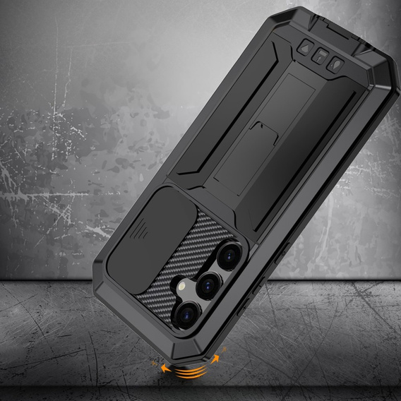 Бронированный чехол для Samsung Galaxy S25+ Plus, R-JUST, чёрный