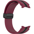 Силіконовий ремінець для Fitbit Inspire 3, Red Samsung Galaxy Watch 4 / 5 40/42/44/46/45MM PRO, Red / Black