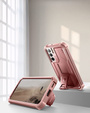Броньований чохол для Samsung Galaxy S22, Dexnor Full Body, рожевий rose gold