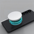 Чехол NILLKIN для Samsung Galaxy S25, Frosted Shield, для MagSafe, чёрный