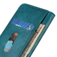 Чехол до Samsung Galaxy A12 / M12 / A12 2021, Wallet Litchi Leather, зелёный