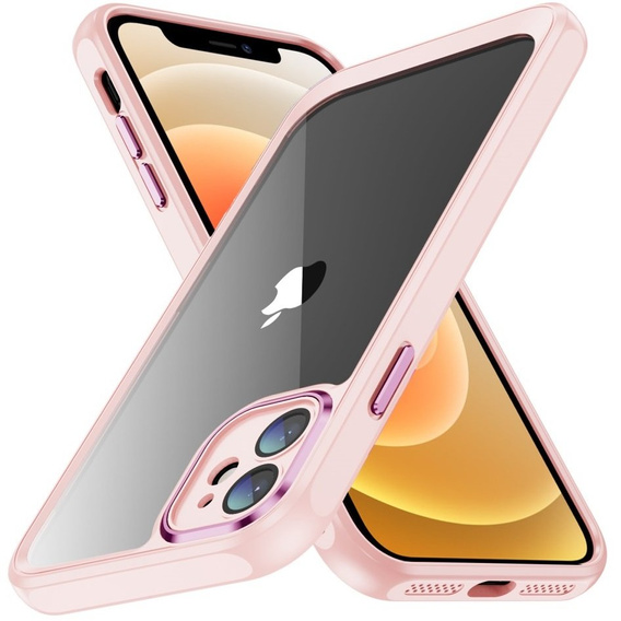 Чохол для iPhone 12, ERBORD Impact Guard, рожевий