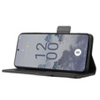 Чохол-книжка для Nokia X30 5G, Wallet Litchi Magnet Case, чорний
