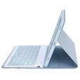 Чохол + клавіатура iPad 10.2" 2021/2020/2019 (9/8/7 gen.) / Air 10.5" 2019 (3 gen.), Leather Pen Slot, світло-блакитний