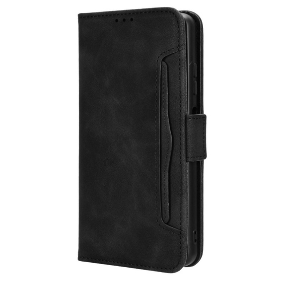 Откидной чехол для Xiaomi Redmi Note 13 Pro 4G / Xiaomi Redmi Note 14S / Xiaomi Poco M6 Pro 4G, Card Slot, чёрный
