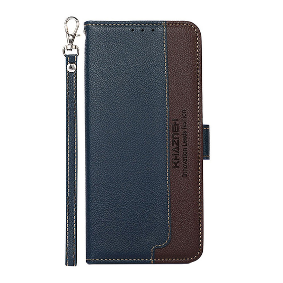 Чoхол Wallet до Motorola Moto E20/E40, KHAZNEH, Dual Color, Blue / Brown