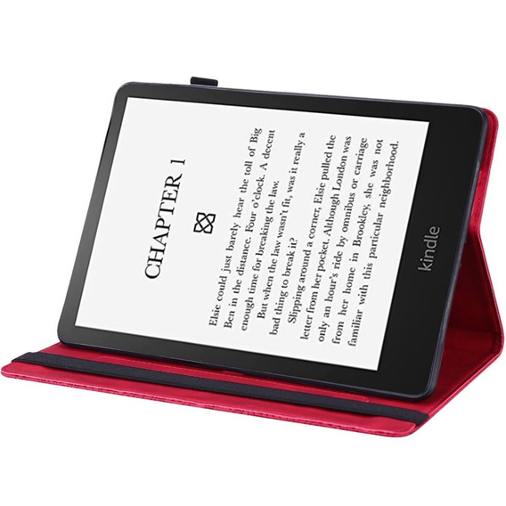 чехол-крышка для Amazon Kindle Paperwhite 5 (2021), flower, синий