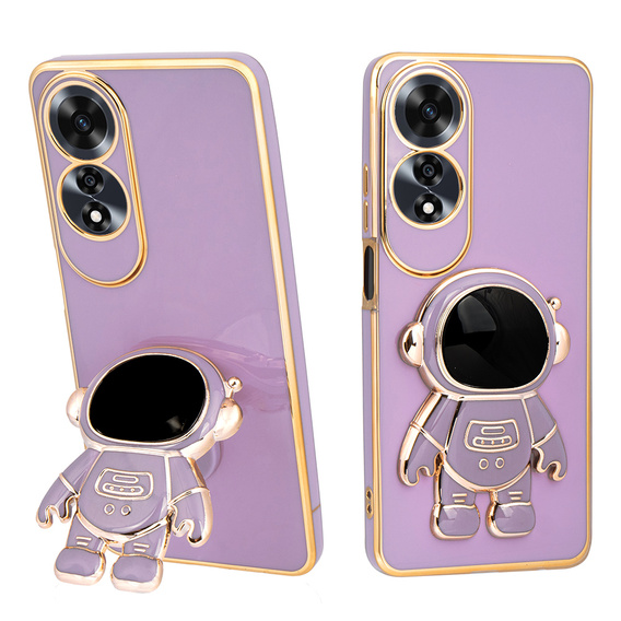 Чoхол до Oppo A60, Astronaut, фіолетовий
