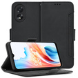 Откидной чехол для Oppo A38 4G / Oppo A18 4G, Card Slot, чёрный