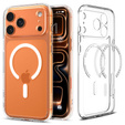 Чехол Spigen Ultra Hybrid MagSafe для iPhone 17 Pro, прозрачный / белый