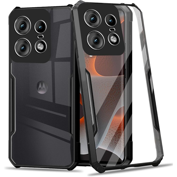 Чехол до Motorola Edge 50 Pro, AntiDrop Hybrid, чёрный