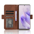 Откидной чехол для Infinix Zero 30 5G, Card Slot, коричневый