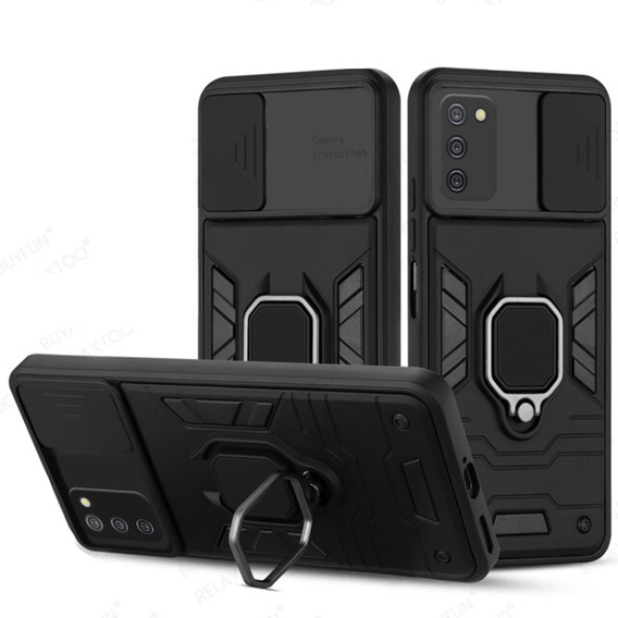 Чохол для Samsung Galaxy A03s, KickStand Camera Lens, м'яти