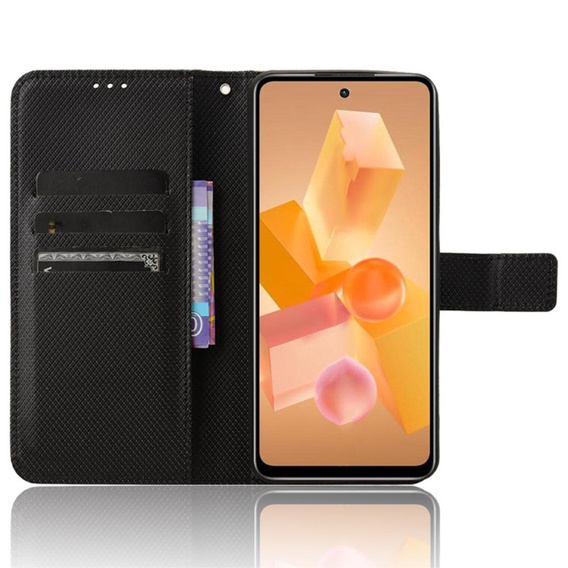 Чохол-книжка для Infinix Hot 40i, Wallet Smart Magnet, чорний