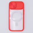 Чехол до iPhone 15, Slide Camera Magsafe, красный