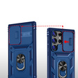 Чохол NOX Camera Slide Samsung Galaxy S24 Ultra, CamShield Slide, синій