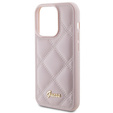 Чехол Guess Quilted Metal Logo для iPhone 15 Pro