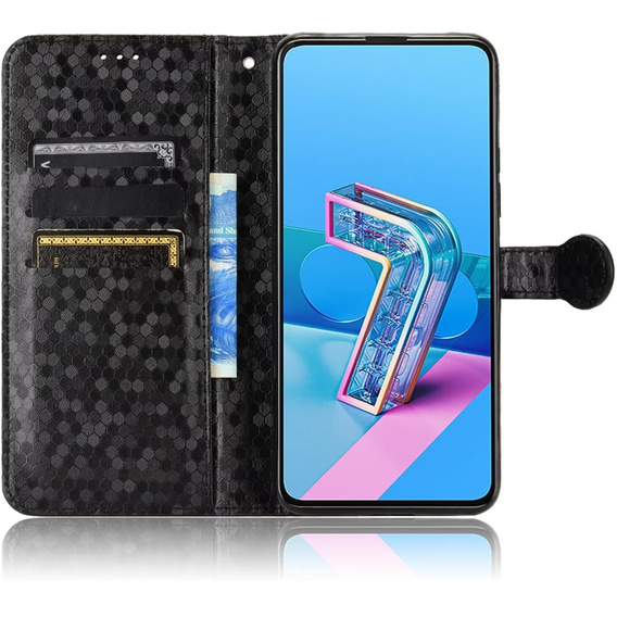 Флип-кейс для Xiaomi Redmi A5, Wallet Rhombus, чёрный