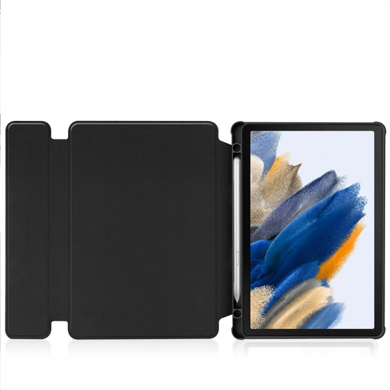 Чохол клавіатура для Samsung Galaxy Tab A9+, Rotary 360° Leather, чорний