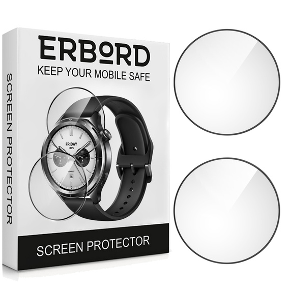 2x Гібридне скло ERBORD для Xiaomi Watch S4