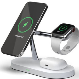 ERBORD 3в1 Бездротовий індуктивний зарядний пристрій з MagSafe для iPhone Apple Watch AirPods