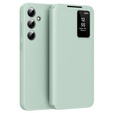 Фліп-чохол для Samsung Galaxy S25, Smart View Wallet, зелений