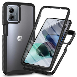 Чoхол Shockproof до Motorola Moto G54 5G, із захисним екраном, чорний