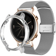Металический браслет с чехлом для часов Huawei Watch GT 3 42mm, Silver