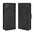 Футляр з клапаном для Oppo Reno 4 Z 5G, Card Slot, чорний