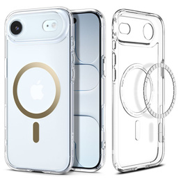 Spigen Ultra Hybrid MagSafe чохол для iPhone Air, прозорий / золотий