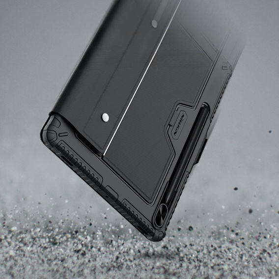 Чохол + клавіатура Galaxy Tab S8+ / Tab S7 +/ Tab S7 FE, NILLKIN Bumper Pen Slot, чорний
