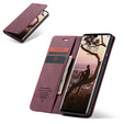 Чехол CASEME для Huawei P30 Pro, Leather Wallet Case, бордовый
