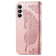 Откидной чехол для Samsung Galaxy A05s, Butterfly, фиолетовый