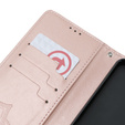 Откидной чехол для Oppo A38 4G / Oppo A18 4G, Mandala, розовый rose gold