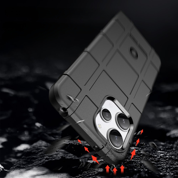 Чoхол до Xiaomi Redmi 12 4G, Rugged Shield, чорний