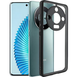 Чохол для Honor Magic 6 Lite 5G, Fusion Hybrid, із захистом камери, прозорий / чорний