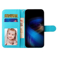 Откидной чехол для Xiaomi Redmi 13C / Poco C65, Wallet, Marble зелёный
