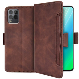 Футляр з клапаном для T Phone Pro 5G, Card Slot, коричневий