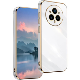 Чохол для Realme 14 Pro 5G, Glamour CamShield, білий