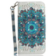 Откидной чехол для Motorola Edge 50 Pro 5G, Wallet, Mandala Flower
