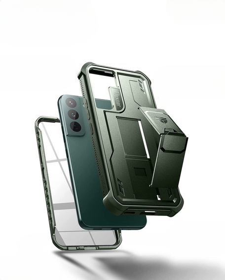 Броньований чохол для Samsung Galaxy S22, Dexnor Full Body, зелений